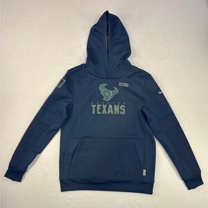 Nike Boys Black Military Appreciation Houston Texans Hoodie Size Large 14/16